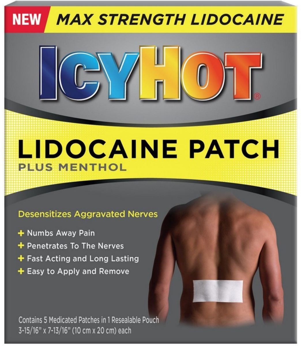 0011053 Icy Hot With Lidocaine Patch - 5 Count
