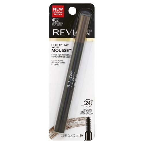 43266012 Revlon Colorstay Eyebrow Mousse, 402 Soft Brown - Pack Of 2
