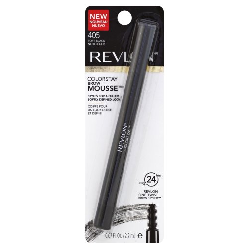 43266047 Revlon Colorstay Eyebrow Mousse, 405 Soft Black - Pack Of 2