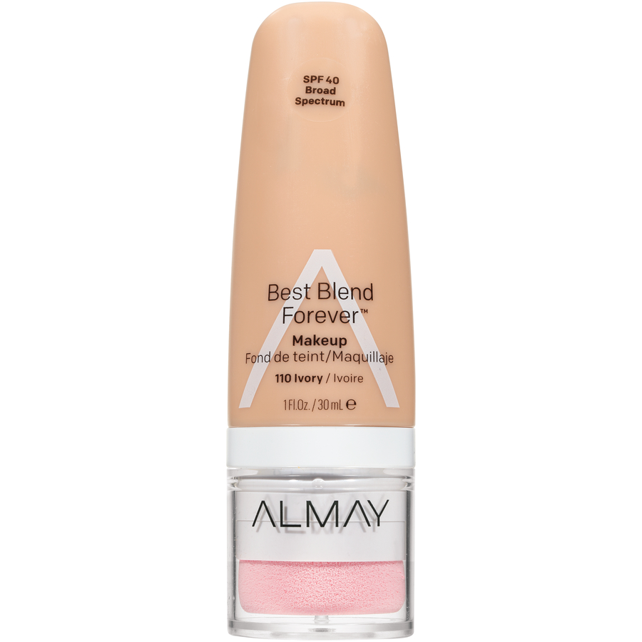 43131400 Almay Best Blend Forever Makeup, 110 Ivory - Pack Of 2