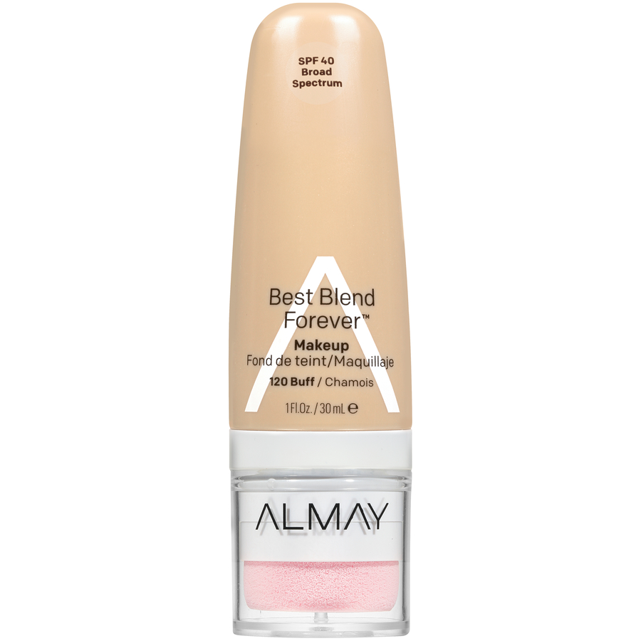 43131419 Almay Best Blend Forever Makeup, 120 Buff - Pack Of 2