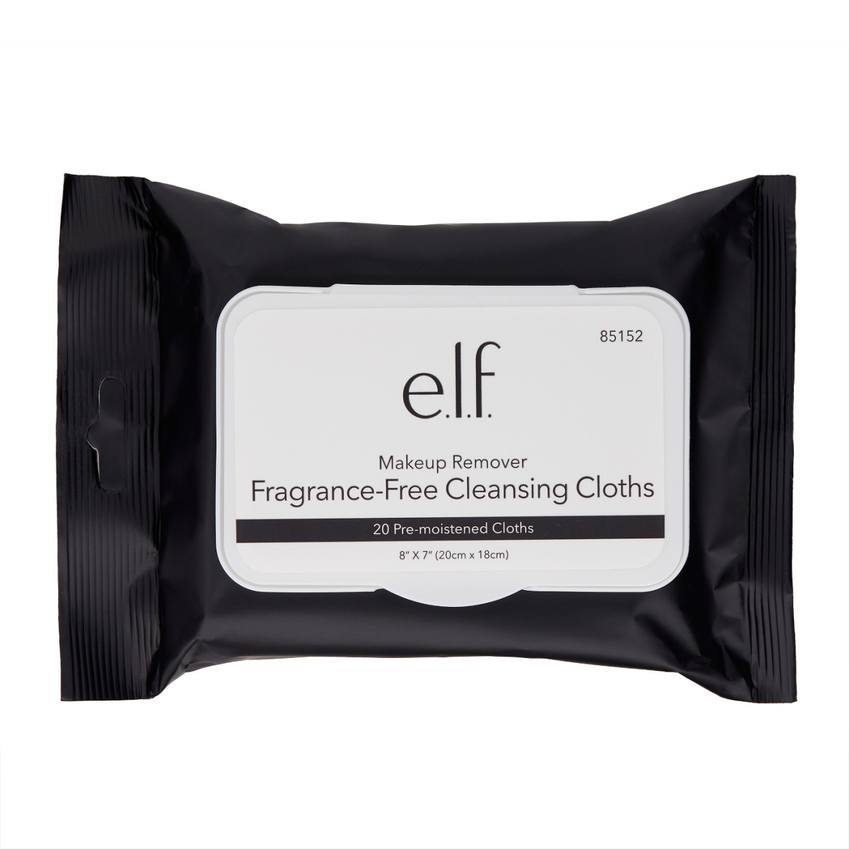 7989512 Elf Fragrance Free Makeup Remover Cleansing Cloths, Clear 85152 - Pack Of 4