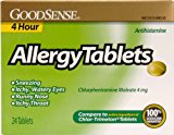 0052051 350 Mg Good Sense 4 Hour Allergy Tablets Case - Pack 12
