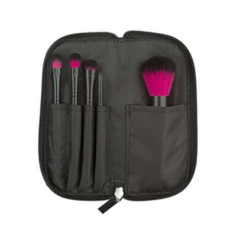 7970668 Fuchsia Makeup Brush Set