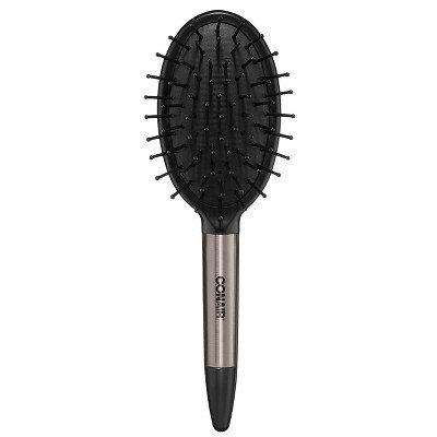 7266537 Scunci Thick To Smooth Cushion Brush, Black - Pack Of 3