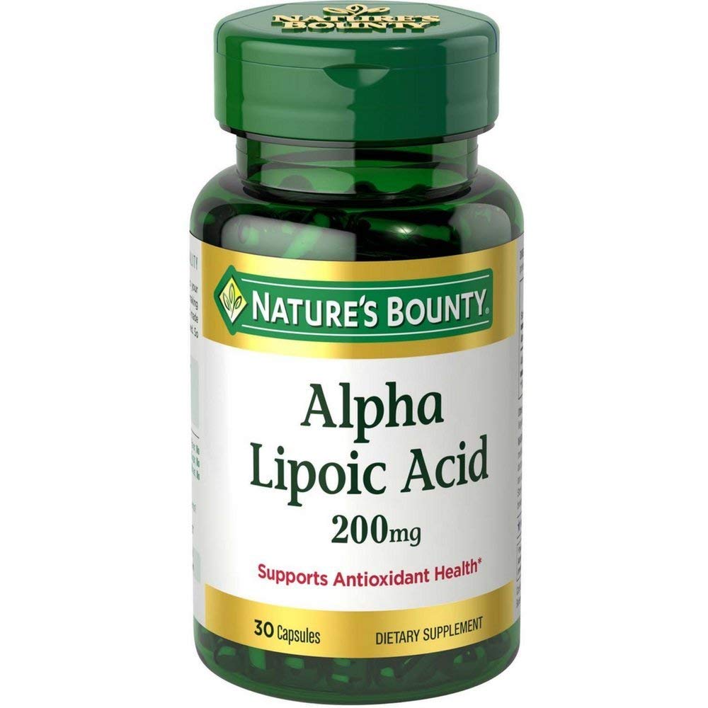 1890476 200 Mg Natures Bounty Alpha Lipoic Acid Capsules - 30 Count