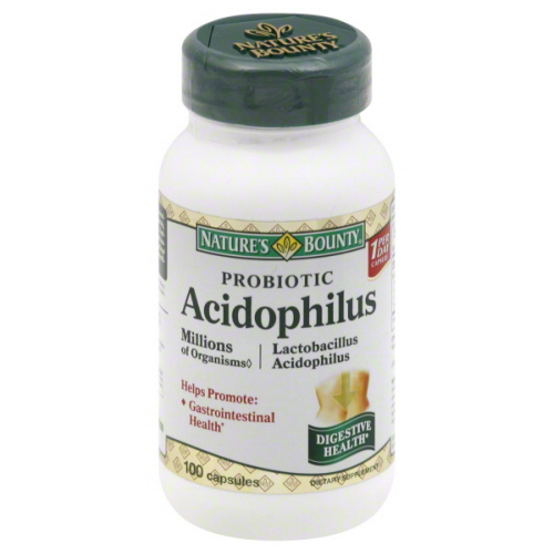1891251 Natures Bounty Probiotic Acidophilus Tablets - 100 Count