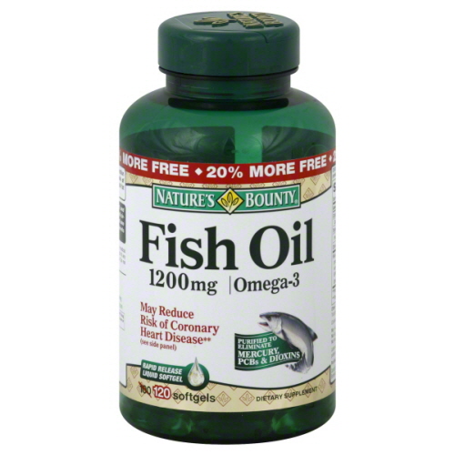 1890867 1200 Mg Natures Bounty Fish Oil - 120 Count