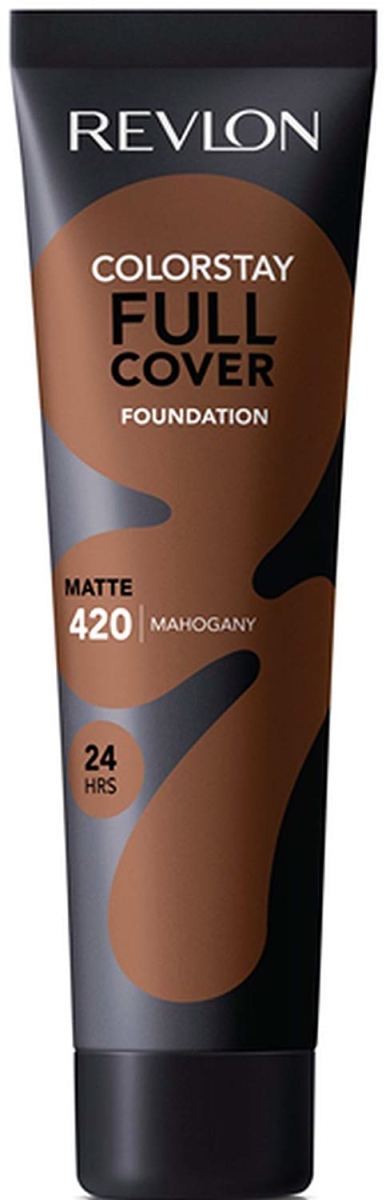 43567713 Colorstay Full Cover Foundation - 420 Mahogany, Pack Of 2