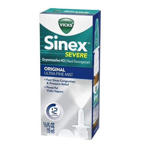 432881 0.5 Oz Sinex Severe Original Ultra Fine Mist Nasal Decongestant Spray - Oxymetazoline Hcl