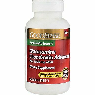 Good Sense 1902229 Glucosamine Chondroitin Advanced Plus 1500 Mg Msm Dietary Supplement Tablet - 120 Count