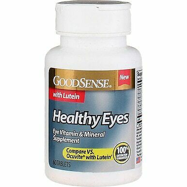 Good Sense 1902369 Healthy Eyes With Lutein Eye Vitamin & Mineral Supplement Tablet - 60 Count