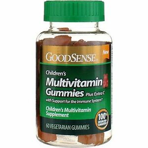 Good Sense 1902008 Childrens Multivitamin Vegetarian Gummies, 60 Count