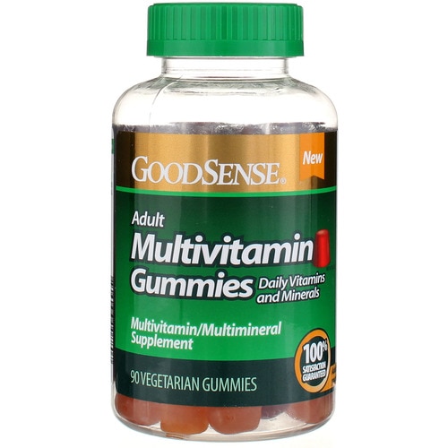 Good Sense 1901389 Adult Multivitamin Vegetarian Gummies, 90 Count