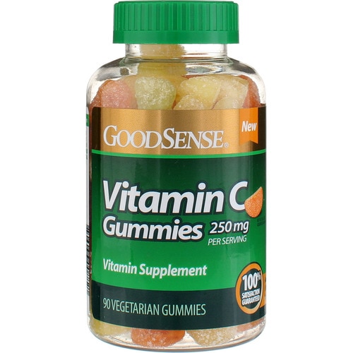Good Sense 1902962 250 Mg Vitamin C Supplement Vegetarian Gummies, 90 Count
