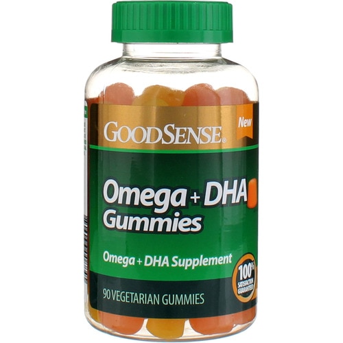 Good Sense 1902695 Omega & Dha Supplement Vegetarian Gummies, 90 Count
