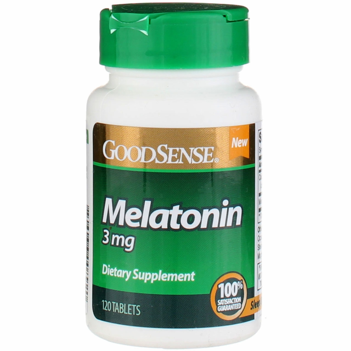 Good Sense 1902555 3 Mg Melatonin Dietary Supplement Tablets, 120 Count