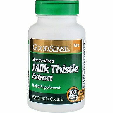 Good Sense 1902660 Milk Thistle Extract Herbal Vegetarian Capsules, 120 Count