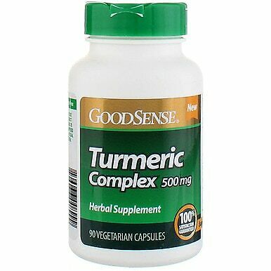 Good Sense 1902881 500 Mg Cp90 Turmeric Complex Herbal Vegetarian Capsules, 90 Count