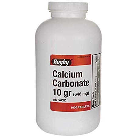 1893211 10 G Calcium Carbonate - 1000 Tablets