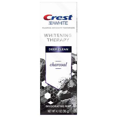 1823124 4.1 Oz 3d White Whitening Therapy Charcoal Deep Clean Toothpaste Invigorating Mint