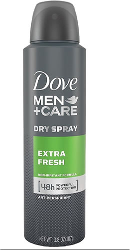 0512184 3.8 Oz Mens Dry Spray Antiperspirant Extra Fresh