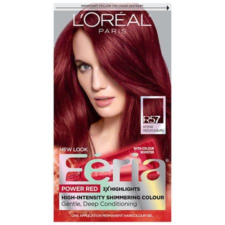 1128574 Feria Power Hair Color, Auburn & Cherry