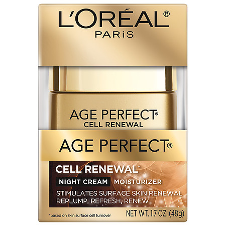 1001167 1.7 Oz Age Perfect Cell Renewal Night Cream, Gold