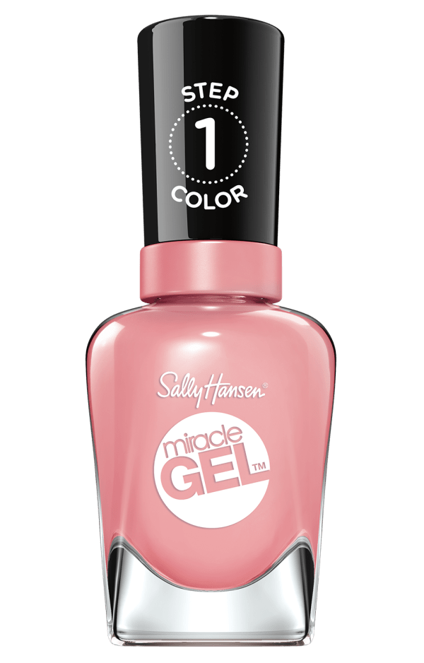 7515596 Miracle Gel Nail Polish, 245 Satel-lite Pink - Pack Of 2