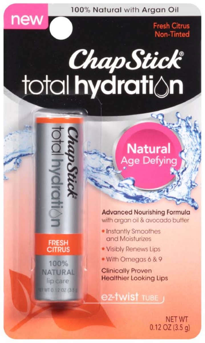 317926 0.12 Oz Total Hydration Lip Care Balm, Fresh Citrus