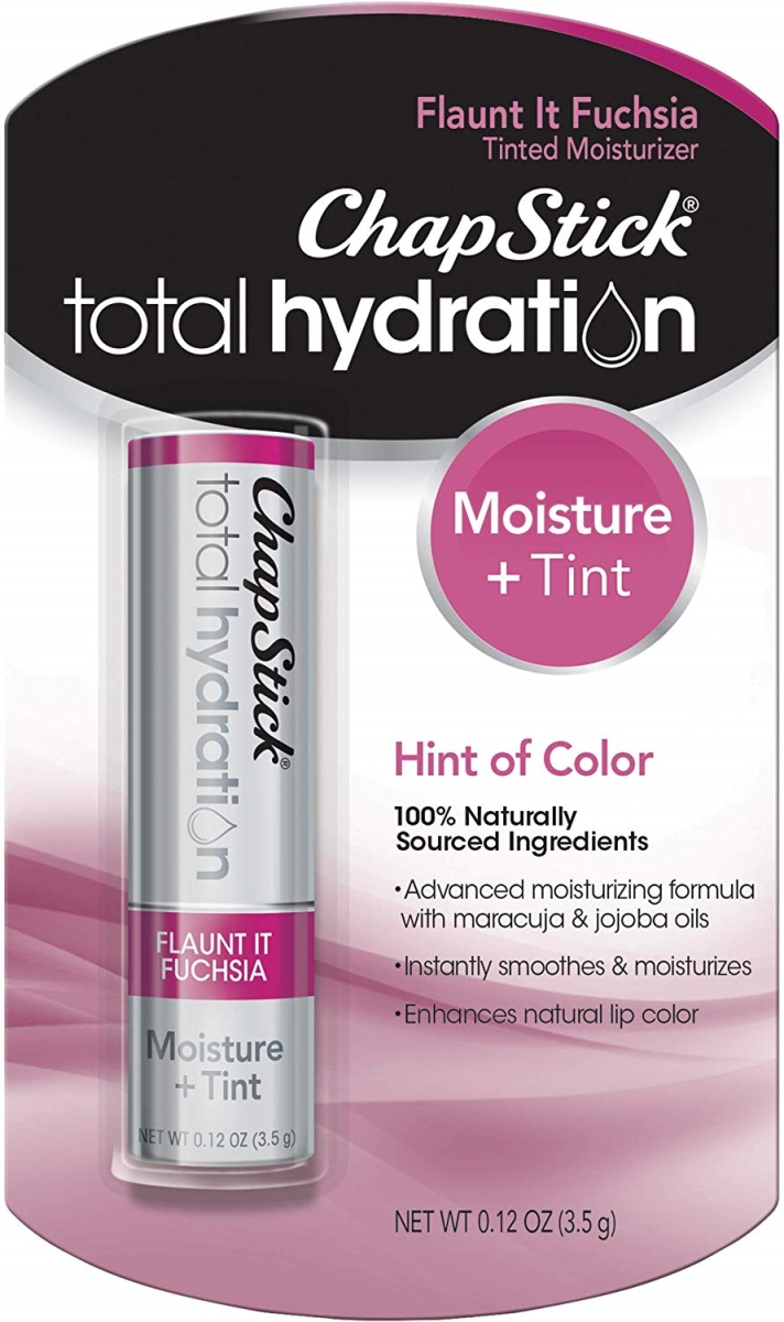 318264 0.12 Oz Total Hydration Tinted Lip Balm, Fuchsia