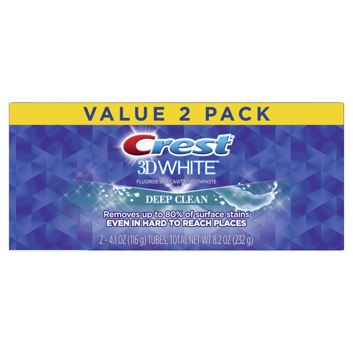 1823426 4.1 Oz 3d Whitening Therapy Deep Clean Toothpaste - Pack Of 2