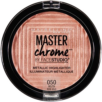 7751931 Face Studio Master Chrome Metallic Highlighter Powder, 050 Molten Rose Gold - Pack Of 2