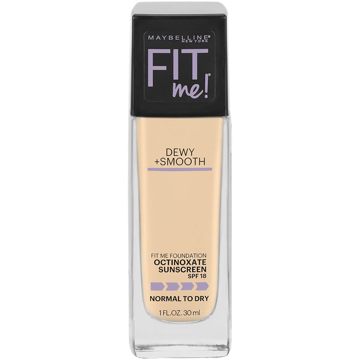 7712308 Fit Me Dewy Plus Smooth Foundation, 102 Fair Porcelain - Pack Of 2