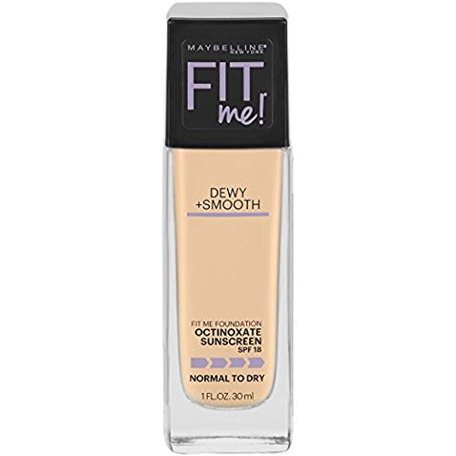 7712294 Fit Me Dewy Plus Smooth Foundation, 105 Fair Ivory - Pack Of 2
