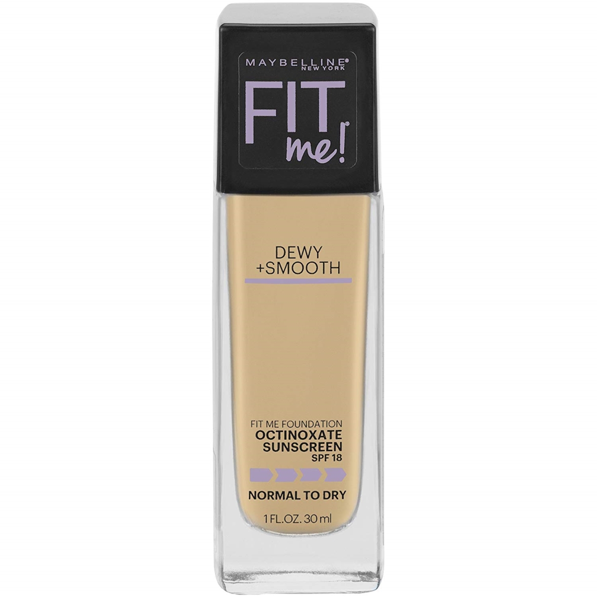 7712359 Fit Me Dewy Plus Smooth Foundation, 118 Light Beige - Pack Of 2