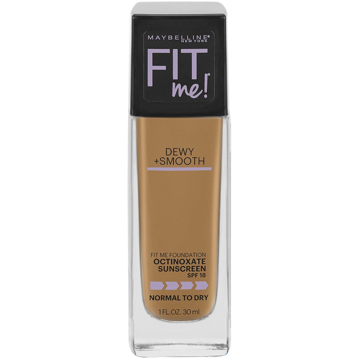 7712413 Fit Me Dewy Plus Smooth Foundation, 322 Warm Honey - Pack Of 2