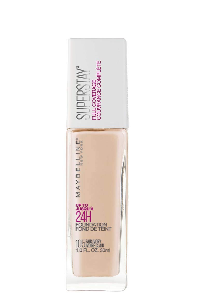 7714904 Super Stay Full Coverage Liquid Foundation, 105 Fair Ivory - Pack Of 2
