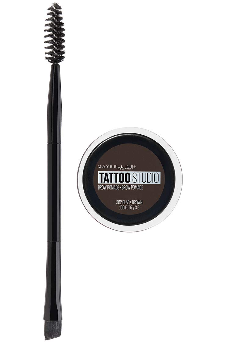 7598319 Tattoostudio Brow Pomade Long Lasting - Buildable & Eyebrow, 382 Black & Brown - Pack Of 2