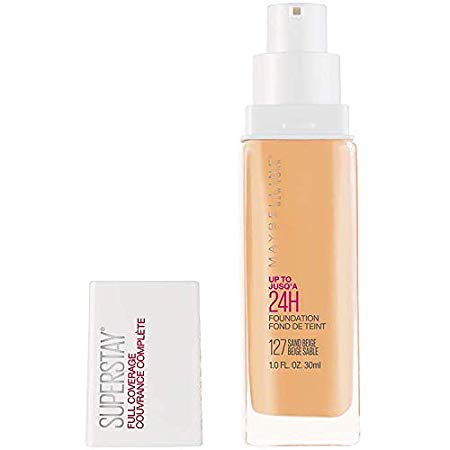 7714971 Super Stay Full Coverage Liquid Foundation, 127 Sand Beige - Pack Of 2