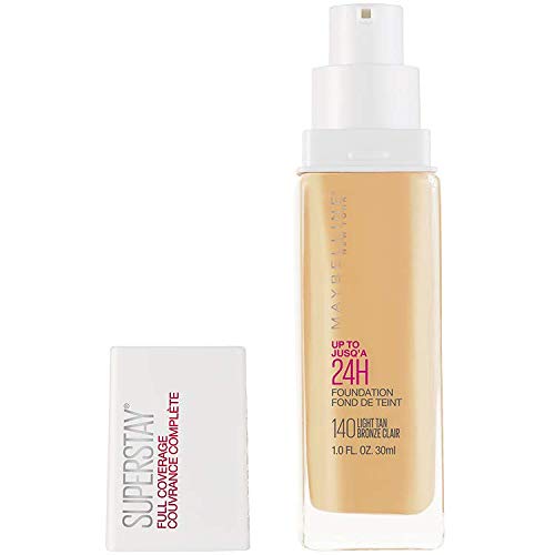7714963 Super Stay Full Coverage Liquid Foundation, 140 Light Tan - Pack Of 2