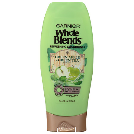 Garnier 1038184 12.5 Oz Whole Blends Conditioner With Green Apple & Green Tea Extracts