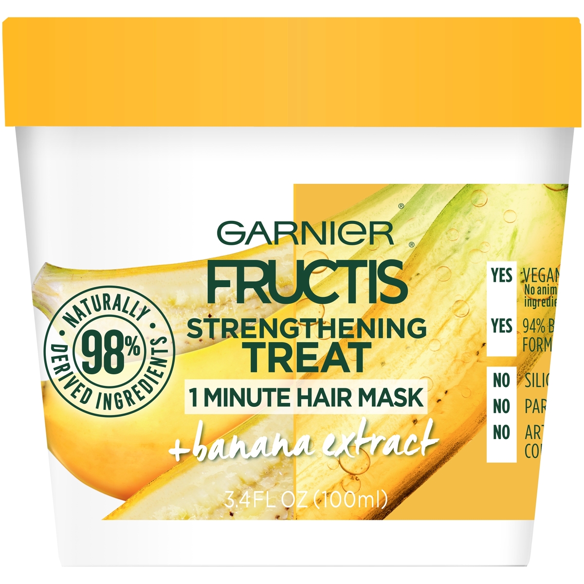 1091417 3.4 Oz Strengthening Treat 1 Minute Hair Mask With Banana Extract