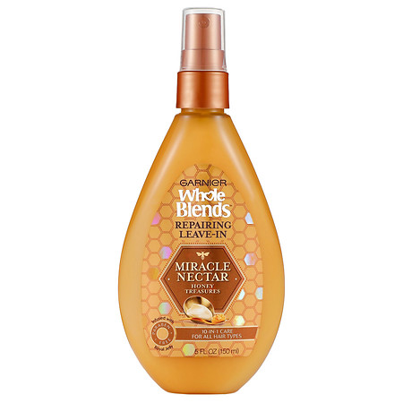 Garnier 1093193 5 Oz Hair Care Whole Blends Miracle Nectar Honey Treasures Leave-in Treatment