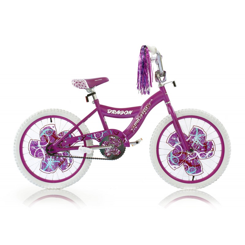 Dragon-g-pp 20 In. Girls Bmx Bicycle, Purple