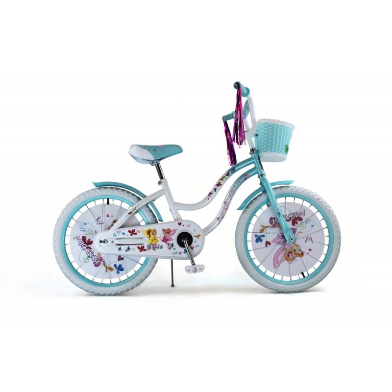Ellie-g-20-whi-bbl 20 In. Girls Bicycle, White & Baby Blue - 21 X 7 X 45 In