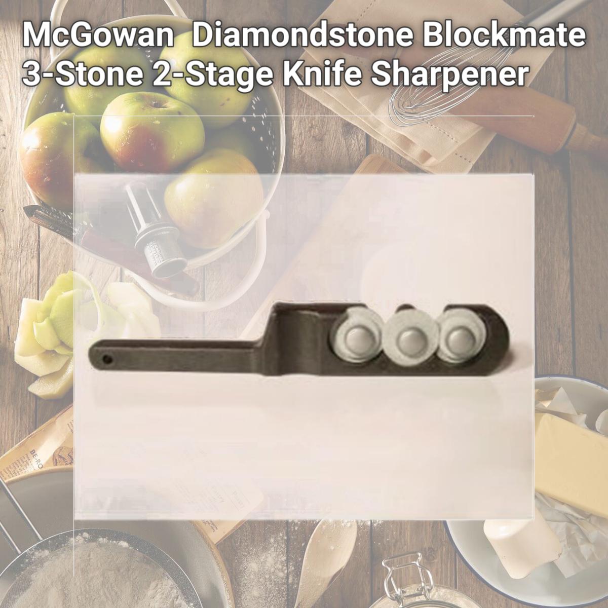 Picture of McGowan 1323 Diamondstone Blockmate 3-Stone 2-Stage Knife Sharpener