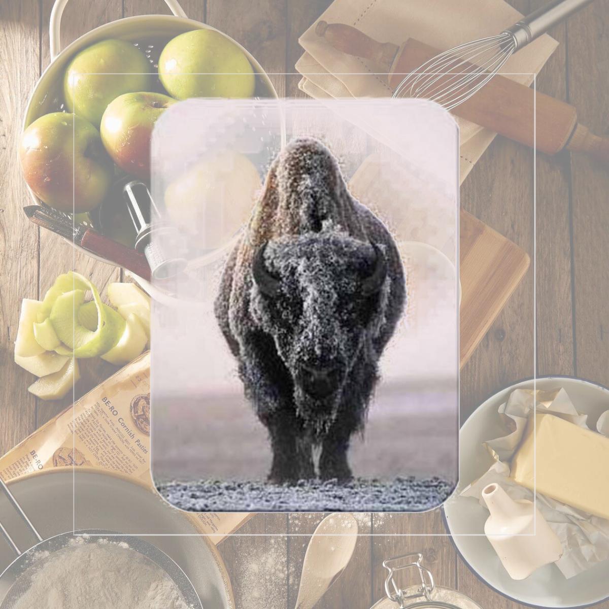 Picture of McGowan TT99811 Tuftop Buffalo-Ghost of the Plains Cutting Board- Small