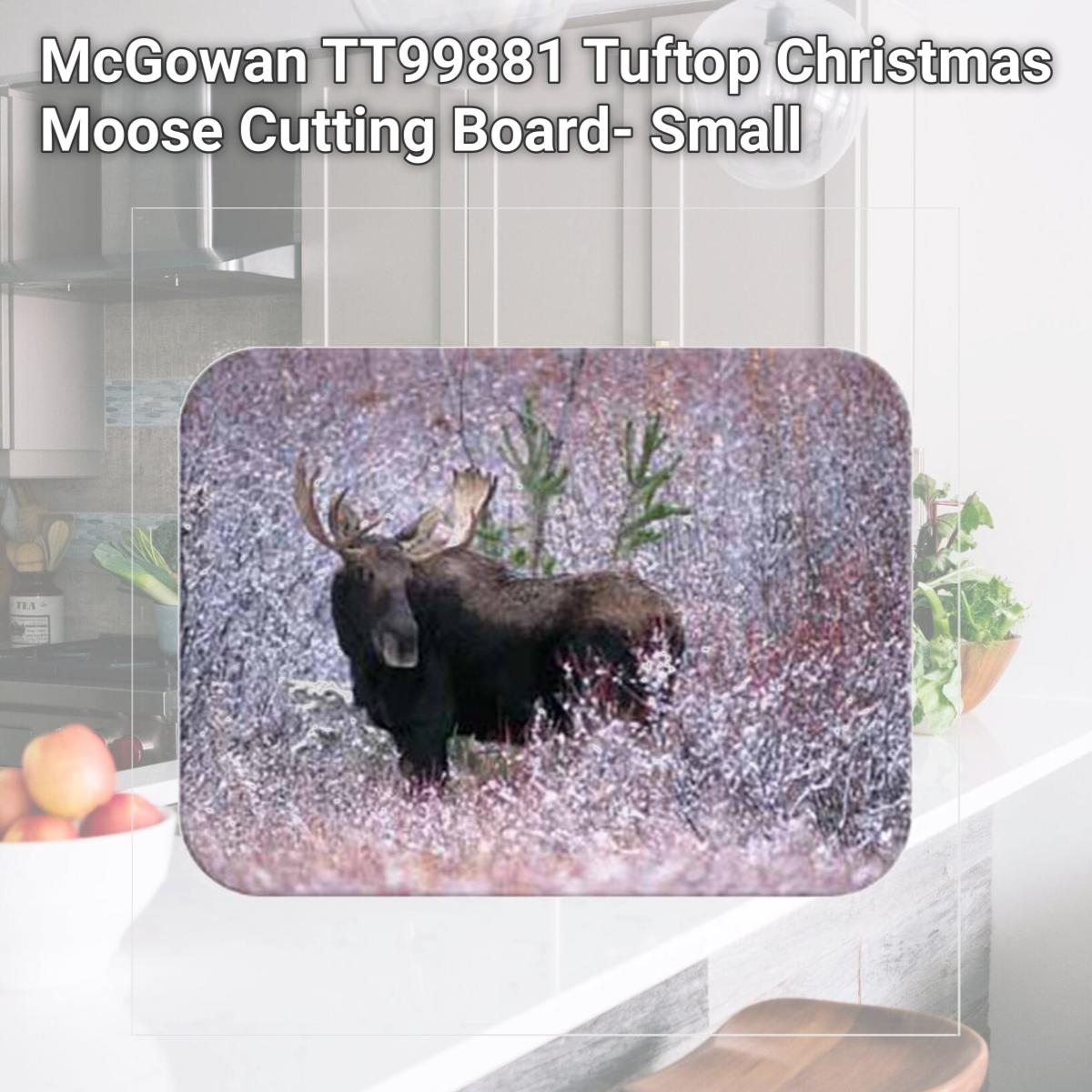 Picture of McGowan TT99881 Tuftop Christmas Moose Cutting Board- Small