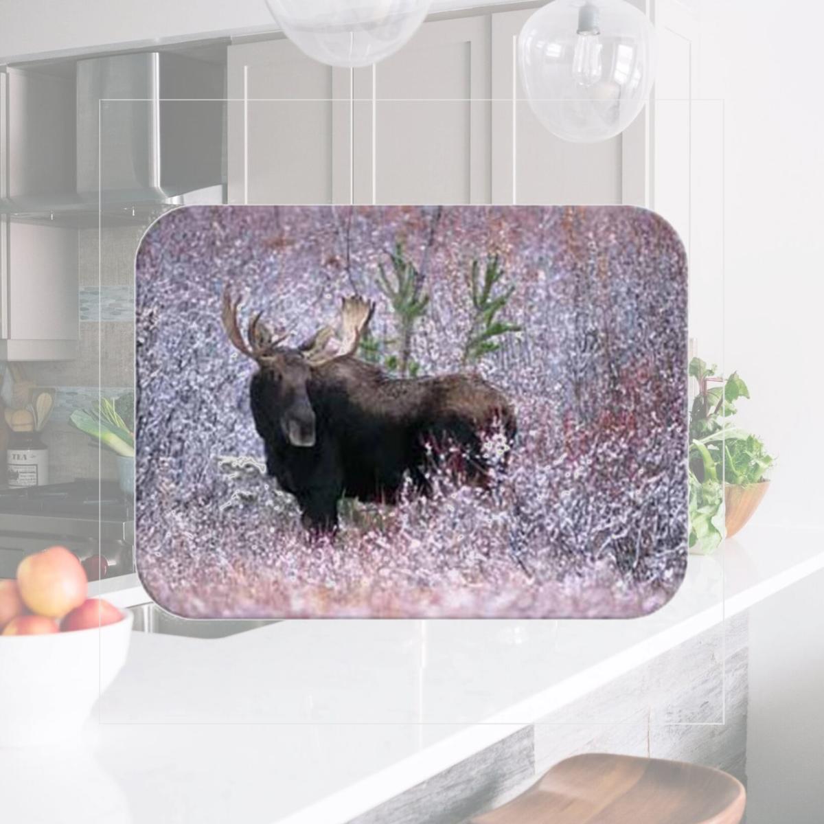 Picture of McGowan TT99881 Tuftop Christmas Moose Cutting Board- Small